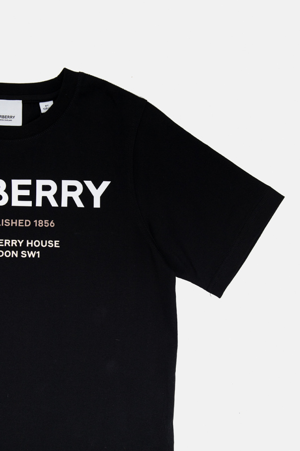 shirt Burberry Kids Black Cedar T StclaircomoShops Uruguay